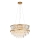 Endon 107785 - Riippuvalaisin vaijerilla 9xE14/6W/230V messinki