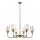 Endon 107791 - Kattokruunu ketjulla 6xE14/6W/230V, messinki