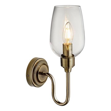 Endon 107792 - Seinävalaisin STOURTON 1xE14/6W/230V messinki