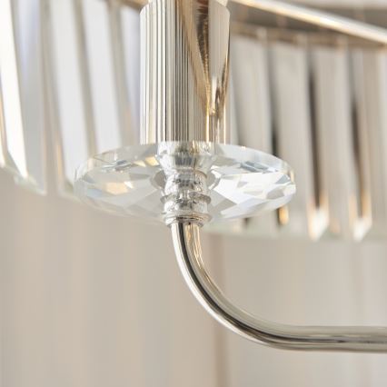 Endon 108103 - Lattialamppu CHESTERFIELD 3xE14/6W/230V kiiltävä kromi