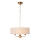 Endon 110723 - Kattokruunu ketjussa HIGHCLERE 3xE14/40W/230V beige/messinki halkaisija 45 cm