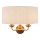 Endon 110726 - Seinävalaisin HIGHCLERE 2xE14/40W/230V beige/messinki