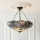 Endon 111887 - Riippuvalaisin ketjulla Tiffany SULLIVAN 3xE27/10W/230V halkaisija 57 cm