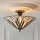 Endon 111895 - Pintakiinnitteinen Tiffany ASTORIA -kattovalaisin 3xE27/10W/230V halkaisija 48 cm