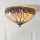 Endon 112188 - Tiffany-kattovalaisin HUTCHINSON 2xE27/60W/230V, halkaisija 40 cm