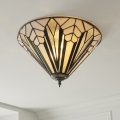 Endon 112191 - Kattovalaisin Tiffany ASTORIA 2xE27/60W/230V, halkaisija 40 cm