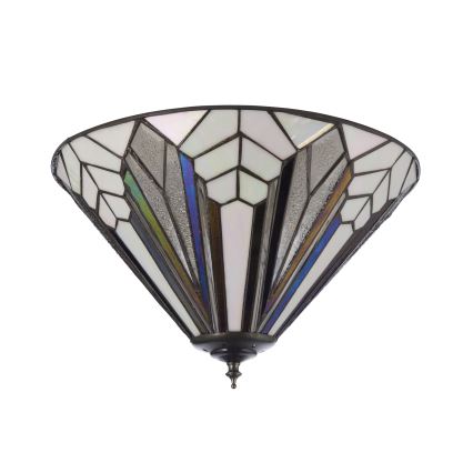 Endon 112191 - Kattovalaisin Tiffany ASTORIA 2xE27/60W/230V, halkaisija 40 cm