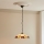 Endon 112197 - Riippuvalaisin ketjulla Tiffany INGRAM 1xE27/60W/230V, halkaisija 45 cm