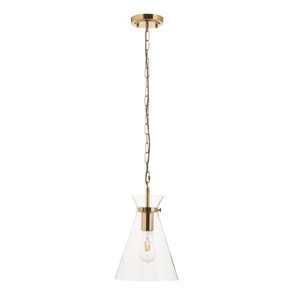 Endon 112859 - HARLOW kattokruunu ketjulla 1xE27/10W/230V messinki