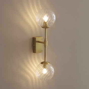 Endon 114042 - Seinävalaisin 2xG9/3,2W/230V kultainen