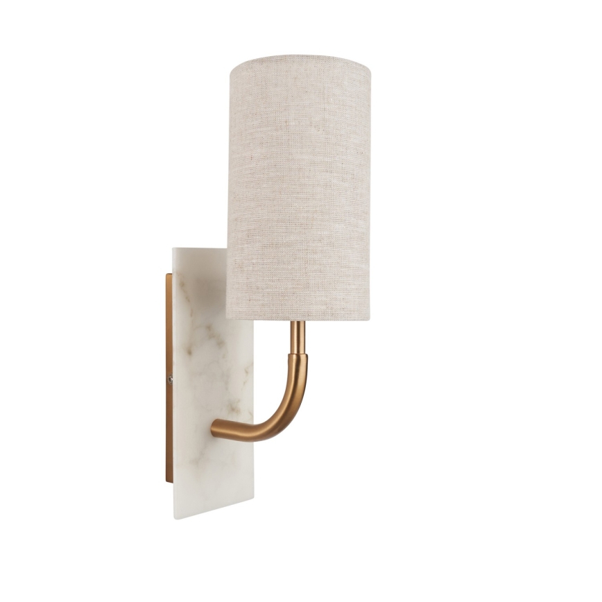 Endon 114203 - Seinävalaisin 1xE14/7W/230V beige/kullanvärinen