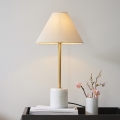 Endon 114211 - Pöytälamppu 1xE14/7W/230V beige/messinki