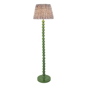 Endon 114634 - Lattialamppu HIGGLEDY 1xE27/10W/230V vihreä/harmaa