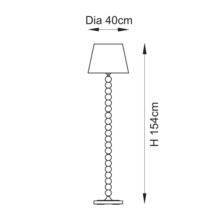 Endon 114634 - Lattialamppu HIGGLEDY 1xE27/10W/230V vihreä/harmaa
