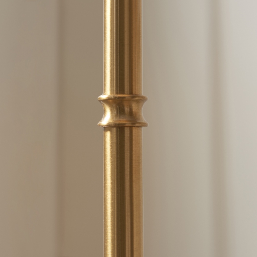 Endon 114786 - Himmennettävä ladattava LED-lattiavalaisin BURLEY LED/1,5W/5V 3600 mAh messinki/vaaleanpunainen