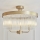 Endon 119109 - Pintakiinnitteinen CLERMONT-kattokruunu 3xE14/6W/230V, messinki