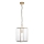 Endon 119141 - HAMMOND-riippuvalaisin ketjulla 1xE27/10W/230V 21,5x21,5 cm messinki