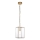 Endon 119142 - HAMMOND-kattokruunu ketjulla 1xE27/10W/230V 17x17 cm messinki