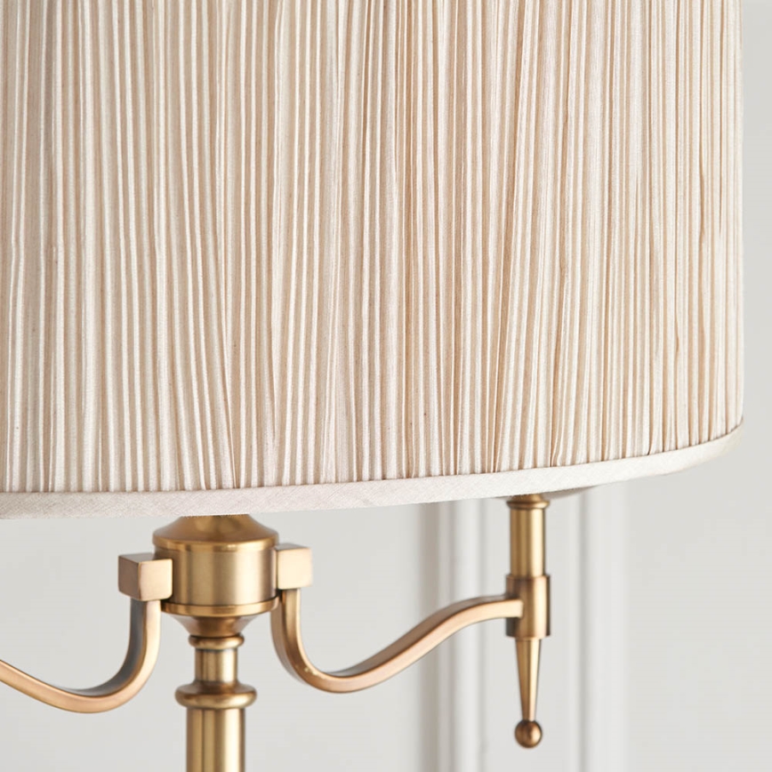 Endon 63620 - Lattiavalaisin STANFORD 2xE14/40W/230V messinki/beige
