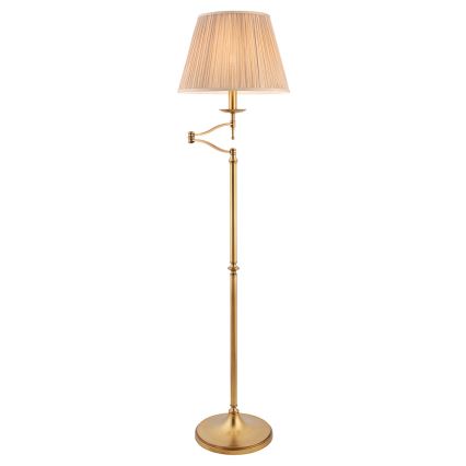 Endon 63621 - Lattiavalaisin STANFORD 1xE27/60W/230V messinki/beige