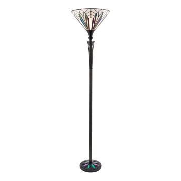 Endon 63933 - Tiffany ASTORIA lattiavalaisin 1xE27/60W/230V Ø 40 cm