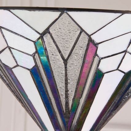 Endon 63933 - Tiffany ASTORIA lattiavalaisin 1xE27/60W/230V Ø 40 cm