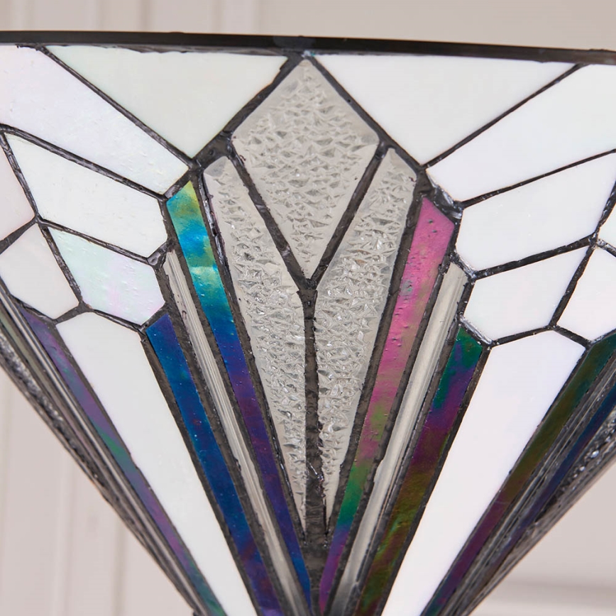 Endon 63933 - Tiffany ASTORIA lattiavalaisin 1xE27/60W/230V Ø 40 cm