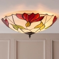 Endon 63960 - Kattovalaisin Tiffany BOTANICA 2xE27/60W/230V, halkaisija 45 cm