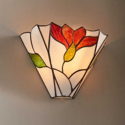 Endon 63964 - Seinävalaisin Tiffany BOTANICA 1xE14/40W/230V