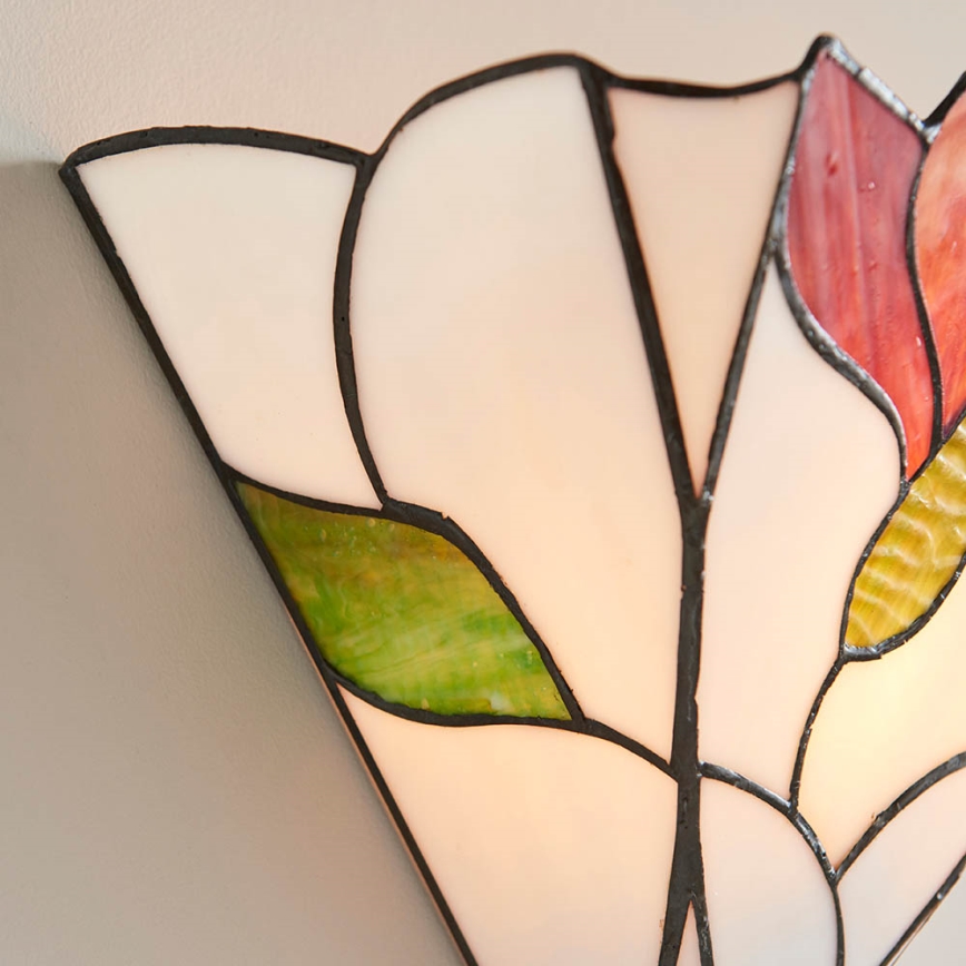 Endon 63964 - Seinävalaisin Tiffany BOTANICA 1xE14/40W/230V