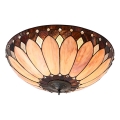 Endon 63973 - Kattovalaisin Tiffany BROOKLYN 2xE14/60W/230V halkaisija 50 cm