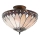 Endon 63978 - Pintakiinnitteinen Tiffany-kattovalaisin BROOKLYN, 3xE27/60W/230V, halkaisija 40 cm