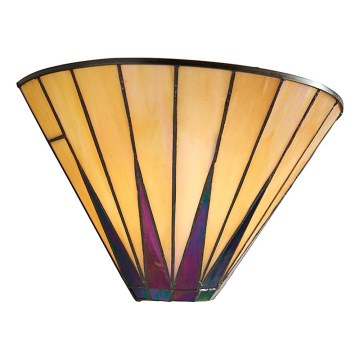 Endon 64046 - Seinävalaisin Tiffany DARK STAR 1xE14/40W/230V