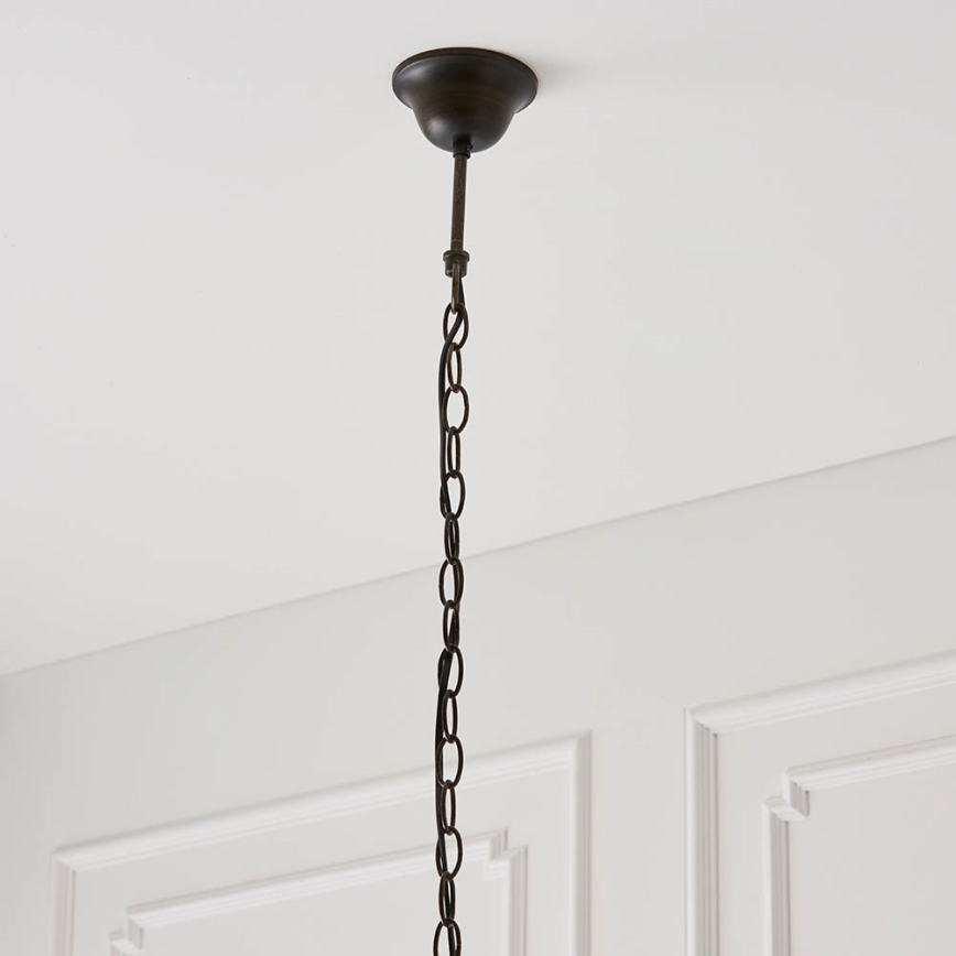 Endon 64080 - Tiffany DRAGONFLY riippuvalaisin ketjulla 3xE27/60W/230V Ø 41 cm