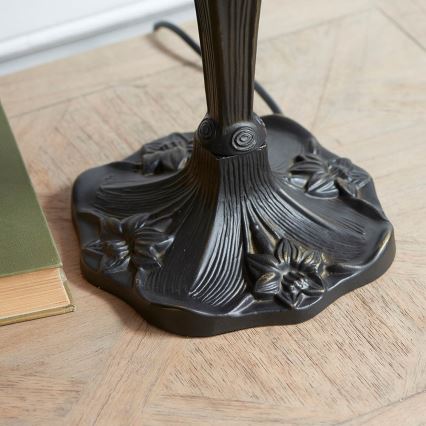 Endon 64085 - Tiffany DRAGONFLY pöytälamppu 2xE27/60W/230V Ø 41 cm