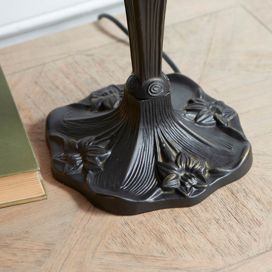 Endon 64085 - Tiffany DRAGONFLY pöytälamppu 2xE27/60W/230V Ø 41 cm