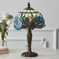 Endon 64088 - Pöytälamppu Tiffany DRAGONFLY 1xE14/7W/230V halkaisija 20 cm