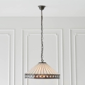 Endon 64147 - Tiffany-tyylinen riippuvalaisin ketjulla FARGO 1xE27/60W/230V halkaisija 50 cm