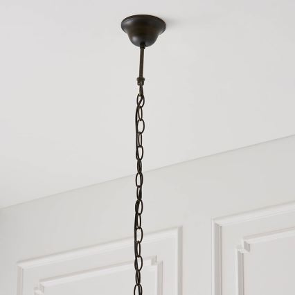 Endon 64176 - Riippuvalaisin ketjulla Tiffany HUTCHINSON 1xE27/60W/230V Ø 40 cm