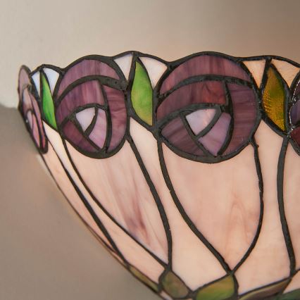 Endon 64178 - Seinävalaisin Tiffany HUTCHINSON 1xE14/40W/230V