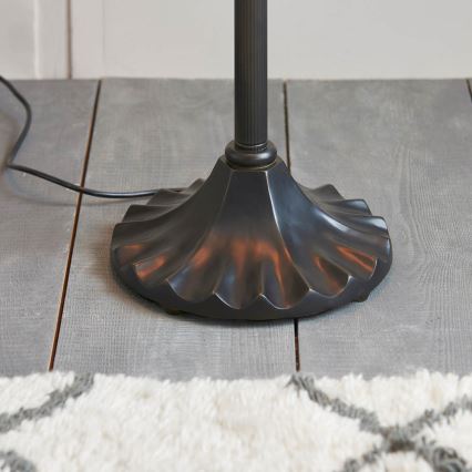 Endon 64192 - Lattiavalaisin Tiffany JAMELIA 2xE27/60W/230V halkaisija 50 cm