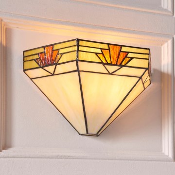 Endon 64288 - Seinävalaisin Tiffany NEVADA 1xE14/40W/230V