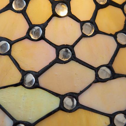 Endon 64301 - Tiffany PEARL pöytälamppu 1xE27/60W/230V, halkaisija 37 cm