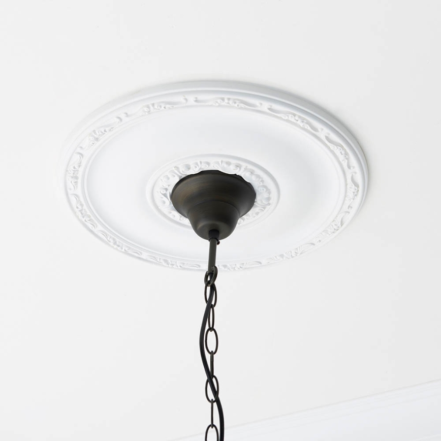 Endon 64385 - Tiffany WILLOW -riippuvalaisin ketjulla, 1xE27/60W/230V, Ø 35 cm