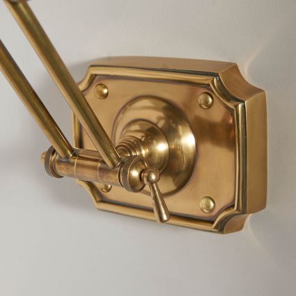 Endon 69833 - Tauluvalo WINCHESTER 2xE14/6W/230V 51 cm messinki