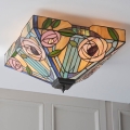 Endon 70698 - Kattovalaisin Tiffany WILLOW 2xE27/60W/230V
