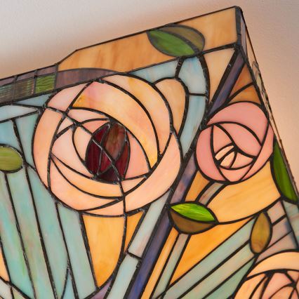 Endon 70698 - Kattovalaisin Tiffany WILLOW 2xE27/60W/230V