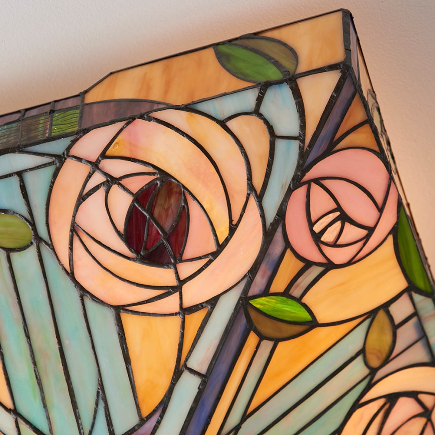 Endon 70698 - Kattovalaisin Tiffany WILLOW 2xE27/60W/230V