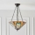Endon 70750 - Tiffany-tyylinen kattokruunu ketjulla HECTOR 3xE27/60W/230V, halkaisija 40 cm