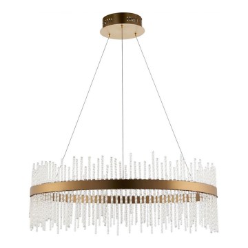 Endon 81908 - LED himmennettävä riippuvalaisin johdolla ADRIEL LED/58W/230V 3000K halkaisija 70 cm kulta/kirkas